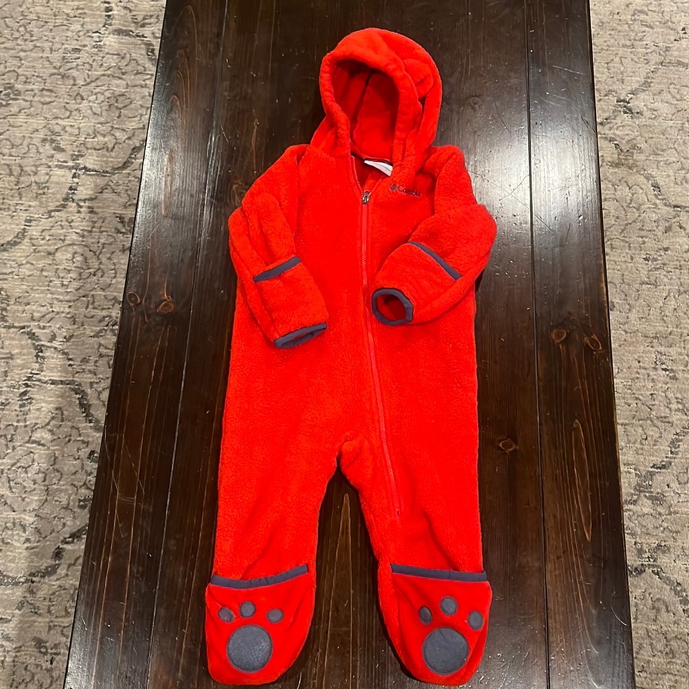 Columbia winter onesie 12-18months